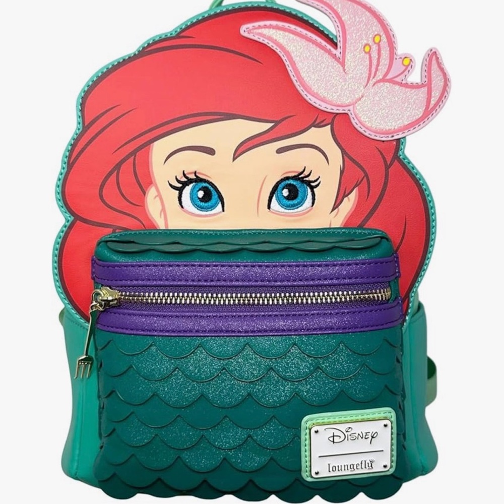 Loungefly Disney The Little Mermaid Ariel Cosplay Mini Backpack